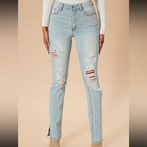 Fashion Nova Distressed Jeans